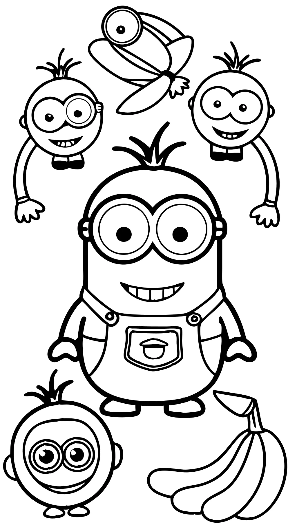 coloring pages minions